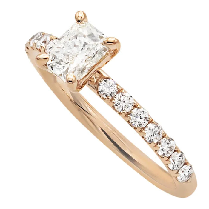 Complete Radiant Engagement Ring Shop IDC estore Rings