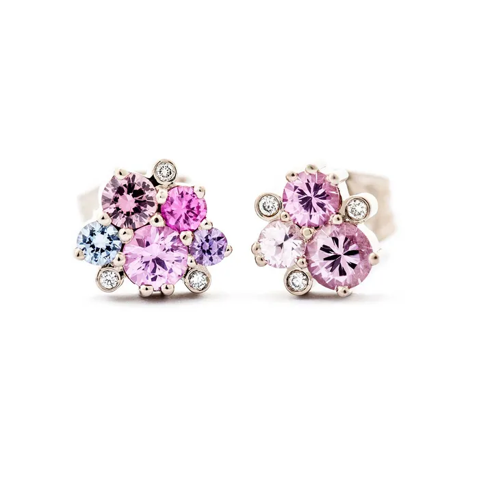 Design Jussi Louesalmi Earrings Keto Meadow earrings Pink 53 Pink 33