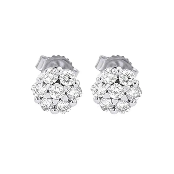 Earrings 14k Diamond Bouquet Earrings International Diamond Center