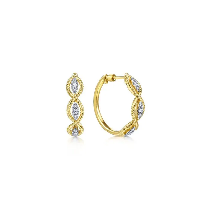 Earrings Gabriel Co Hampton Yellow Gold Earrings 036 CTW International Diamond Center Earrings Gabriel Co Hampton Yellow Gold Earrings 036 CTW International Diamond Center