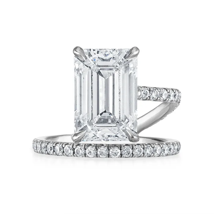 Earrings SG Bridal 270CT Emerald Cut Choose Your Setting