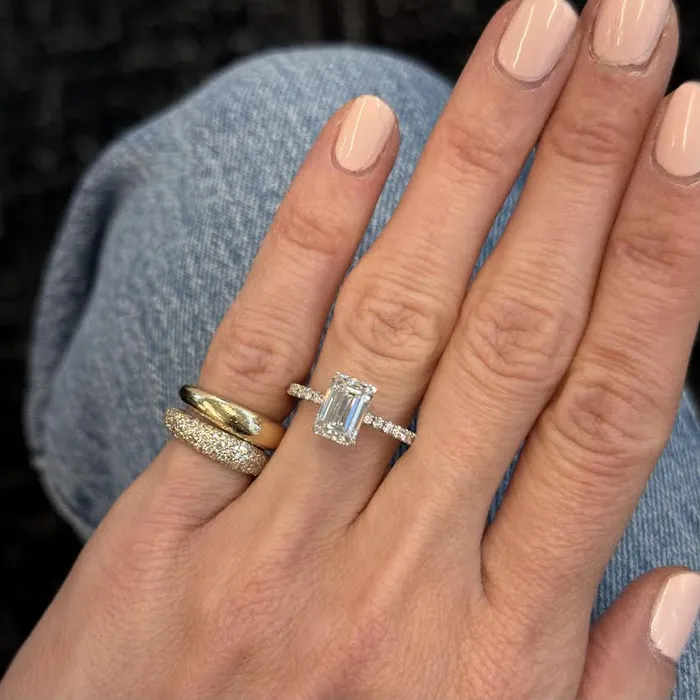 Earrings SG Bridal 270CT Emerald Cut Choose Your Setting