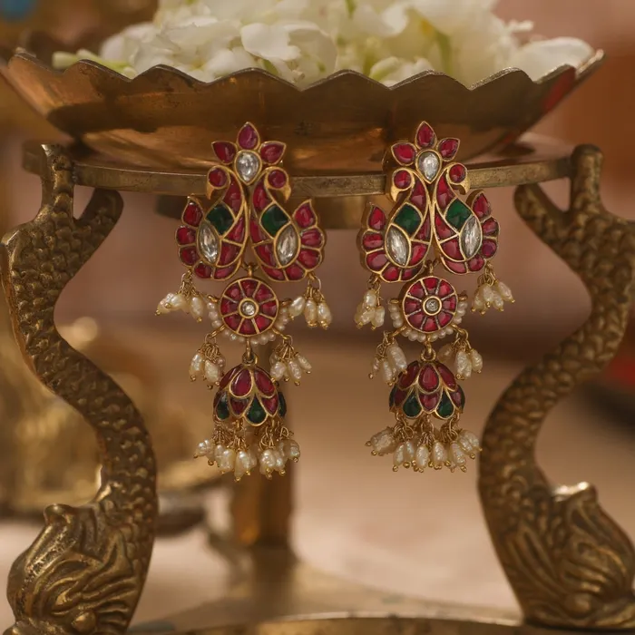 Earrings SILVER Barkha Kempu Silver Earrings