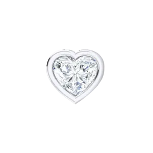 Fancy Sideways Heart Diamond SG Fine Necklaces