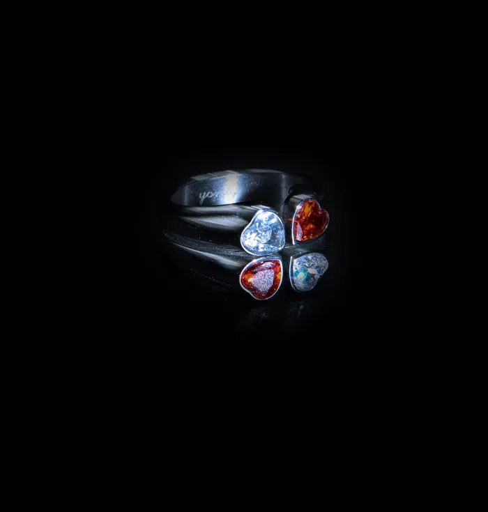 Fashion Jewelry by Yordy Multi Hearted Ring Rings