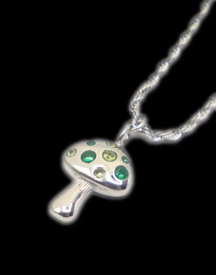 Fashion Jewelry by Yordy Necklaces Greens Shroom Necklace Fashion Jewelry by Yordy Necklaces Greens Shroom Necklace