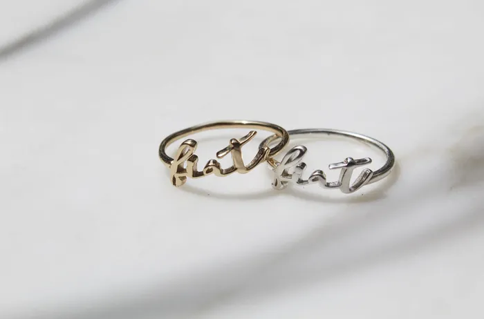 Fiat Ring in 14k Gold The Little Catholic Rings Fiat Ring in 14k Gold The Little Catholic Rings