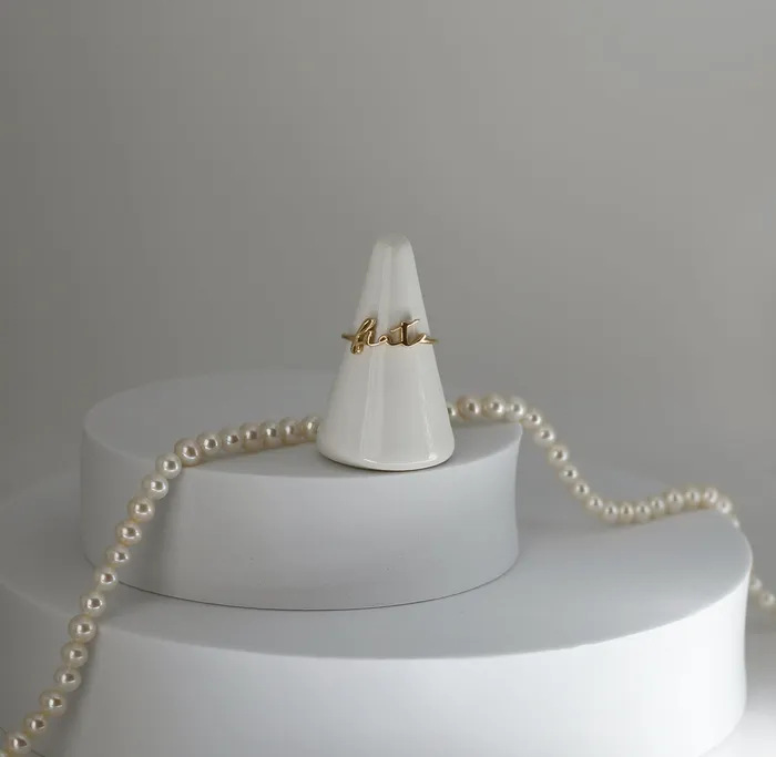 Fiat Ring in 14k Gold The Little Catholic Rings Fiat Ring in 14k Gold The Little Catholic Rings