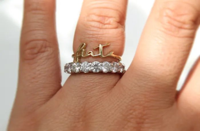 Fiat Ring in 14k Gold The Little Catholic Rings Fiat Ring in 14k Gold The Little Catholic Rings