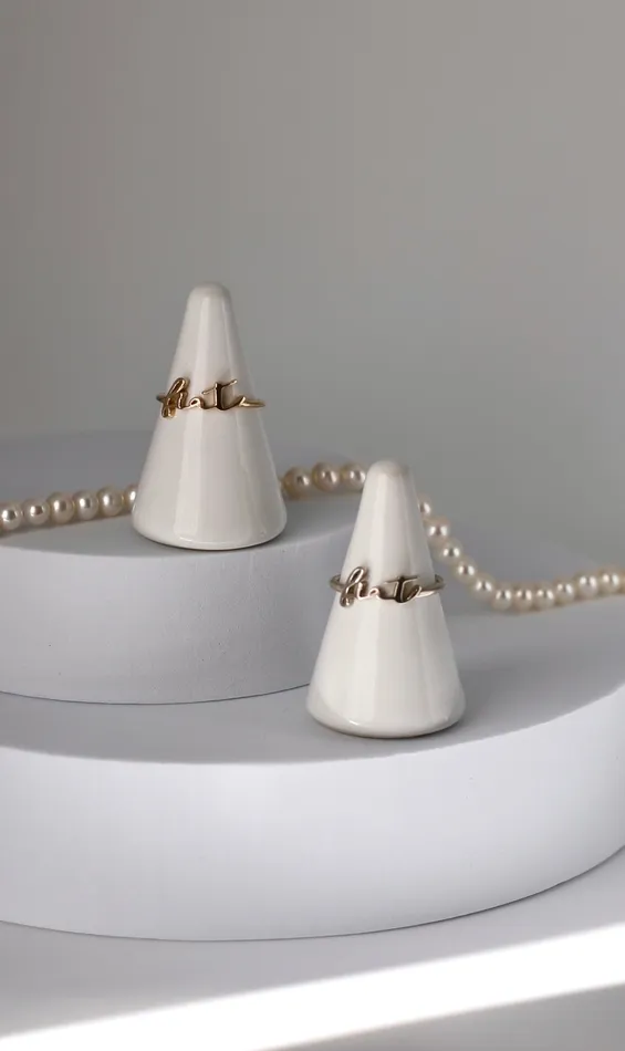 Fiat Ring in 14k Gold The Little Catholic Rings Fiat Ring in 14k Gold The Little Catholic Rings