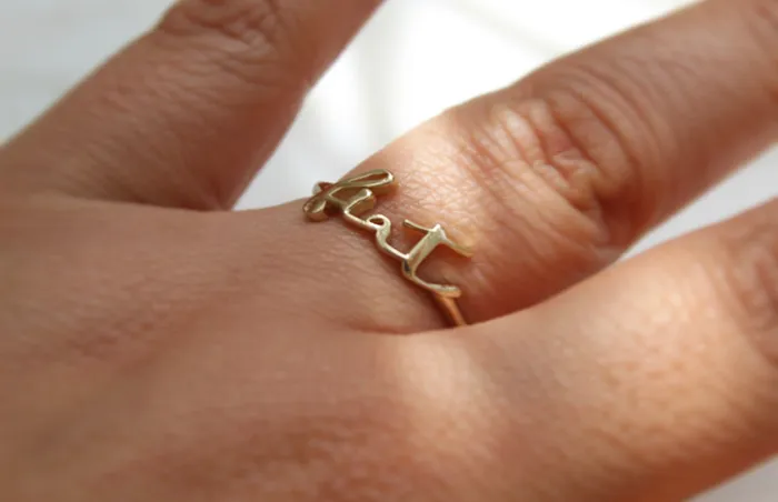 Fiat Ring in 14k Gold The Little Catholic Rings Fiat Ring in 14k Gold The Little Catholic Rings