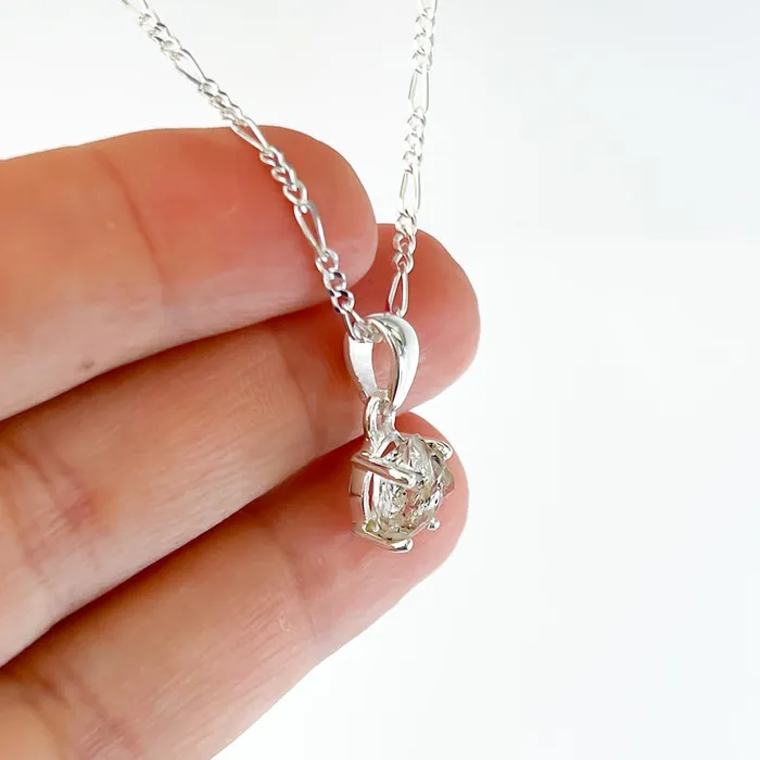 Herkimer Diamond Sterling Silver Necklace Magic Crystals Necklaces