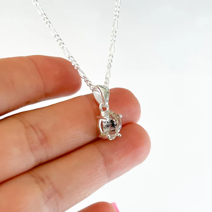Herkimer Diamond Sterling Silver Necklace Magic Crystals Necklaces