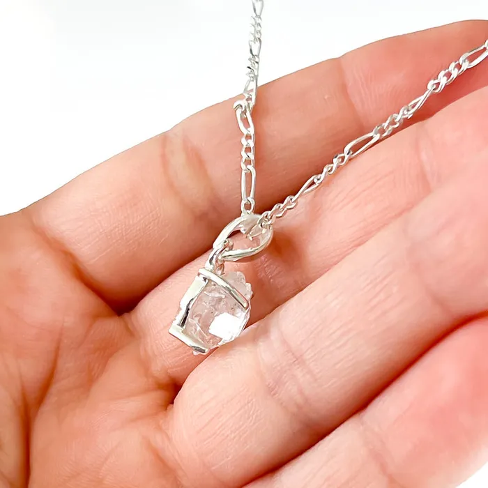 Herkimer Diamond Sterling Silver Necklace Magic Crystals Necklaces