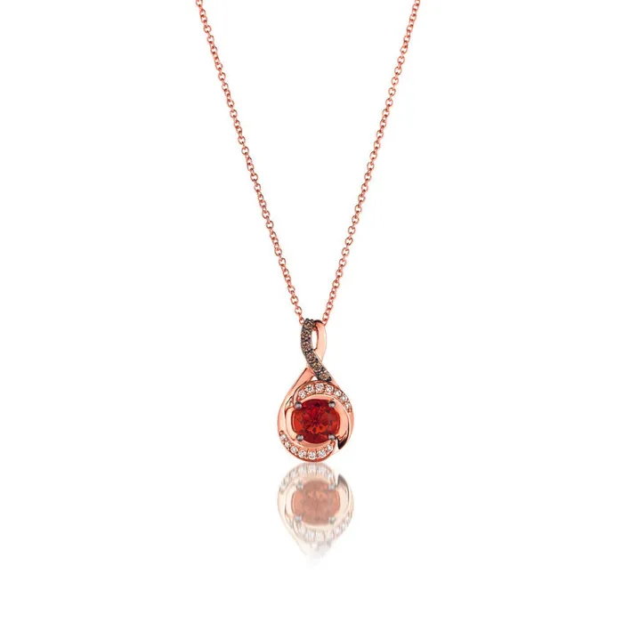 International Diamond Center PreStyled Sets Le Vian Chocolatier Strawberry Gold Pendant International Diamond Center PreStyled Sets Le Vian Chocolatier Strawberry Gold Pendant
