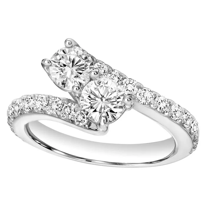 International Diamond Center Rings 14K Diamond Ring 2 CTW