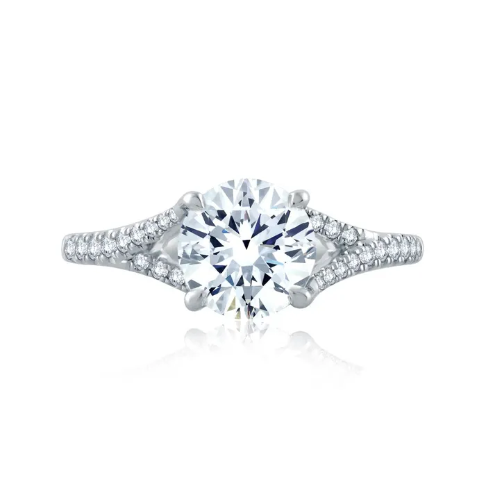 International Diamond Center Rings AJAFFE Seasons of Love Round Diamond Engagement Ring Setting 019 ctw International Diamond Center Rings AJAFFE Seasons of Love Round Diamond Engagement Ring Setting 019 ctw