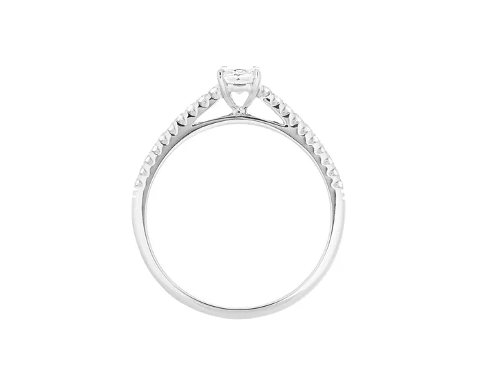 International Diamond Center Rings Complete Rings White Gold with 028 CTW Cushion Diamond Diamond Center Stone Classic Engagement Ring International Diamond Center Rings Complete Rings White Gold with 028 CTW Cushion Diamond Diamond Center Stone Classic Engagement Ring