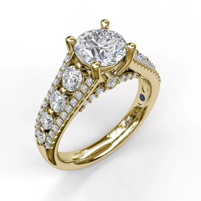 International Diamond Center Rings FANA Gorgeous Couture Engagement Ring Setting
