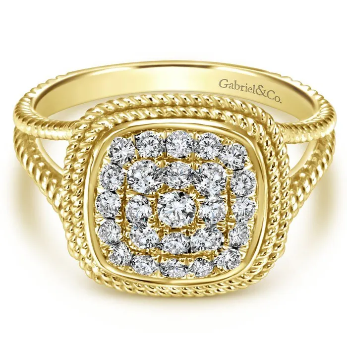 International Diamond Center Rings Gabriel Co Hampton Yellow Gold Jewelry Ring 05 CTW International Diamond Center Rings Gabriel Co Hampton Yellow Gold Jewelry Ring 05 CTW