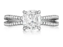 International Diamond Center Rings Henri Daussi Cushion Collection Diamond Ring Setting 035 CTW International Diamond Center Rings Henri Daussi Cushion Collection Diamond Ring Setting 035 CTW