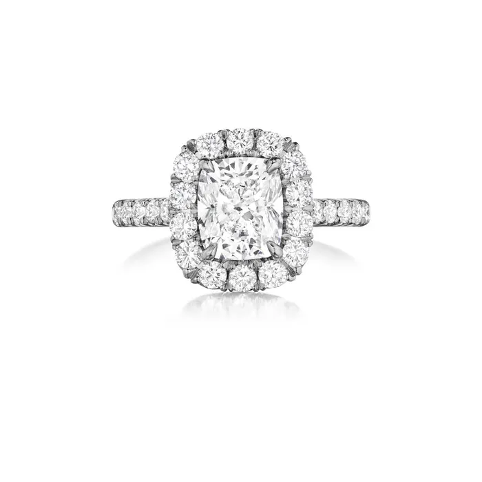 International Diamond Center Rings Henri Daussi Cushion Collection Diamond Ring Setting 070 CTW International Diamond Center Rings Henri Daussi Cushion Collection Diamond Ring Setting 070 CTW