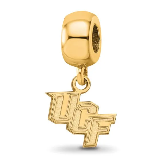 International Diamond Center Rings Sterling Silver Goldplated LogoArt University of Central Florida UCF Extra Small Dangle Bead Charm International Diamond Center Rings Sterling Silver Goldplated LogoArt University of Central Florida UCF Extra Small Dangle Bead Charm