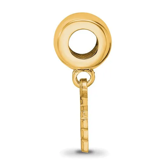 International Diamond Center Rings Sterling Silver Goldplated LogoArt University of Central Florida UCF Extra Small Dangle Bead Charm International Diamond Center Rings Sterling Silver Goldplated LogoArt University of Central Florida UCF Extra Small Dangle Bead Charm