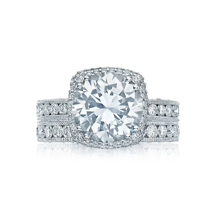 International Diamond Center Rings Tacori Platinum RoyalT Round Diamond Engagement Ring Setting 131 CTW International Diamond Center Rings Tacori Platinum RoyalT Round Diamond Engagement Ring Setting 131 CTW