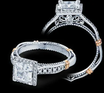 International Diamond Center Rings Verragio Parisian Princess Diamond Engagement Ring Setting 030 CTW International Diamond Center Rings Verragio Parisian Princess Diamond Engagement Ring Setting 030 CTW