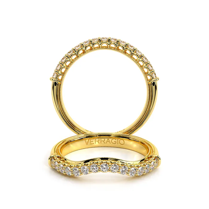 International Diamond Center Rings Verragio Renaissance 908W 18k Yellow Gold Womens Band International Diamond Center Rings Verragio Renaissance 908W 18k Yellow Gold Womens Band