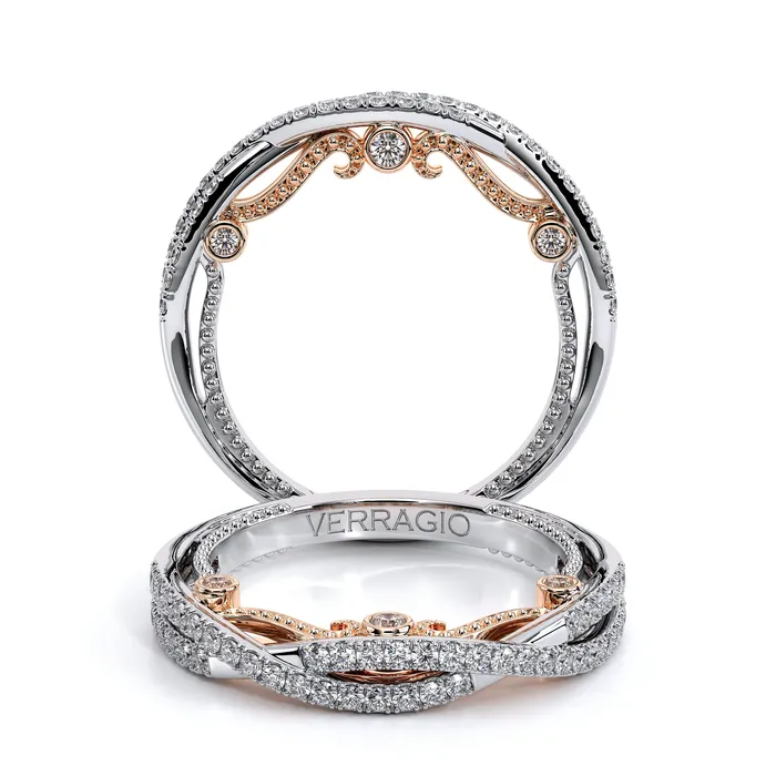 International Diamond Center Verragio INSIGNIA 7084W TT 18k Two Tone Womens Band Rings International Diamond Center Verragio INSIGNIA 7084W TT 18k Two Tone Womens Band Rings