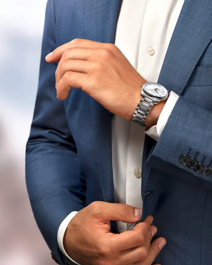 Longines Bracelets Master Collection 40mm Stainless Steel with Moon Phase