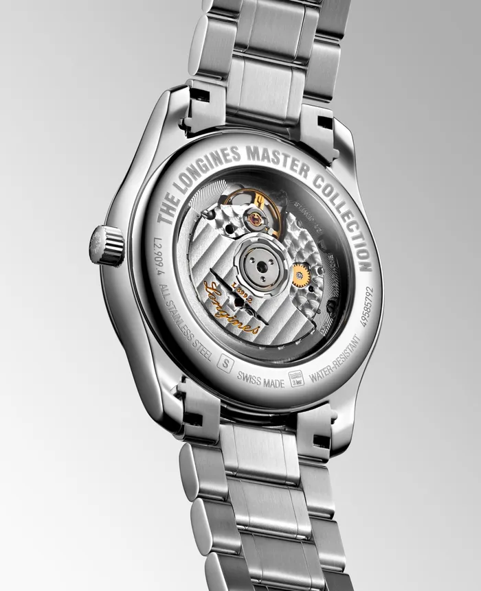 Longines Bracelets Master Collection 40mm Stainless Steel with Moon Phase
