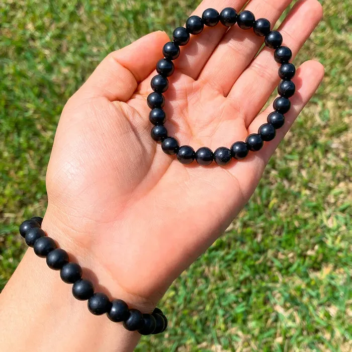 Magic Crystals Bracelets Genuine Shungite Beaded Bracelet