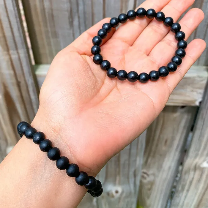 Magic Crystals Bracelets Genuine Shungite Beaded Bracelet