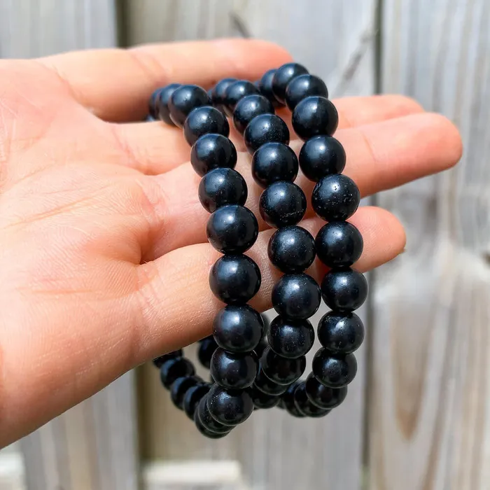 Magic Crystals Bracelets Genuine Shungite Beaded Bracelet
