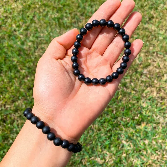 Magic Crystals Bracelets Genuine Shungite Beaded Bracelet