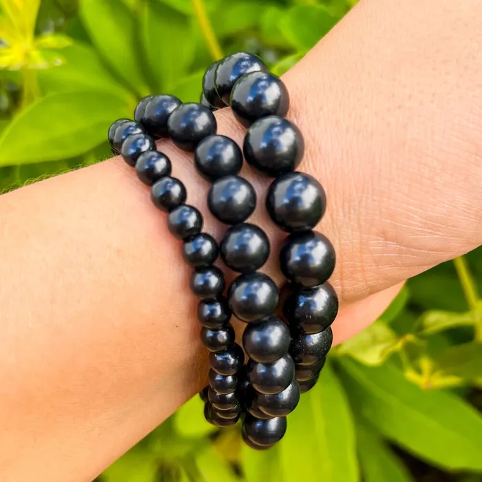 Magic Crystals Bracelets Genuine Shungite Beaded Bracelet