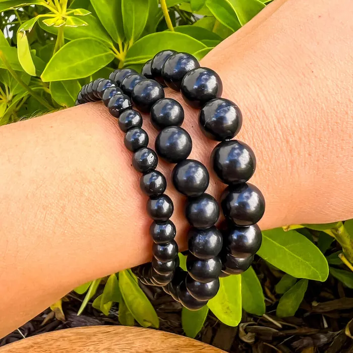 Magic Crystals Bracelets Genuine Shungite Beaded Bracelet