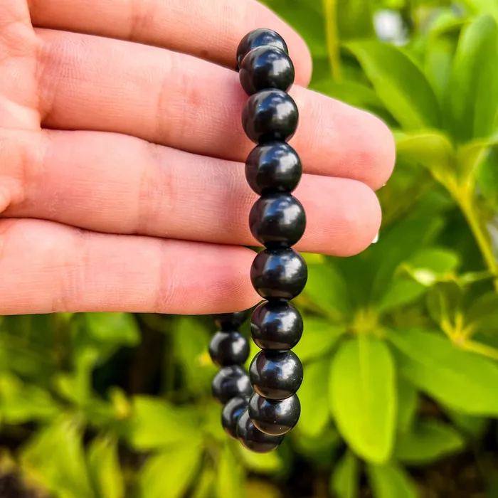 Magic Crystals Bracelets Genuine Shungite Beaded Bracelet
