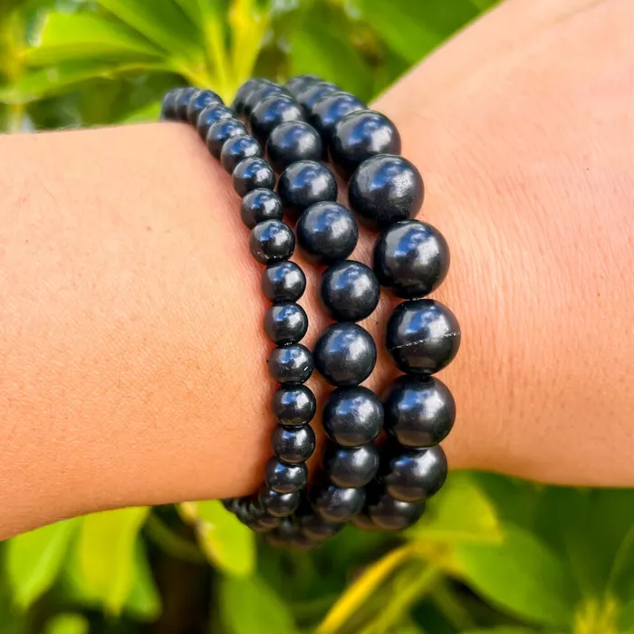 Magic Crystals Bracelets Genuine Shungite Beaded Bracelet