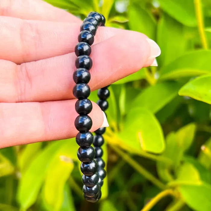 Magic Crystals Bracelets Genuine Shungite Beaded Bracelet