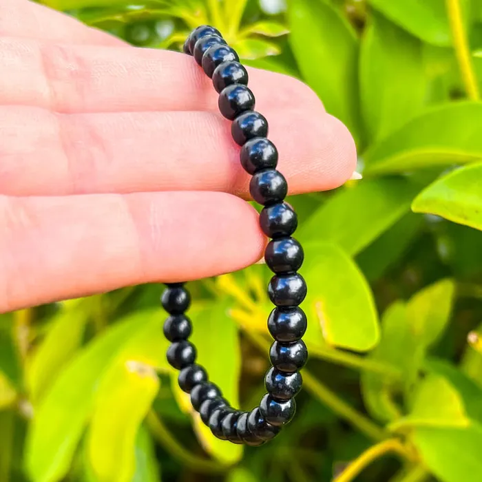 Magic Crystals Bracelets Genuine Shungite Beaded Bracelet