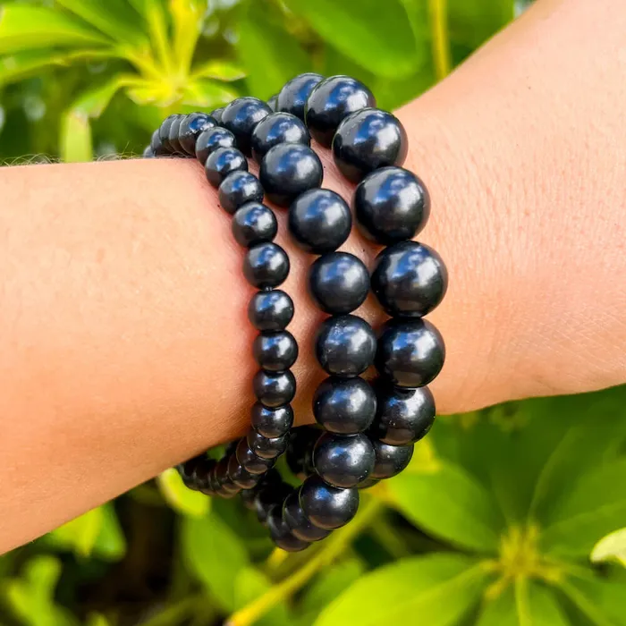 Magic Crystals Bracelets Genuine Shungite Beaded Bracelet