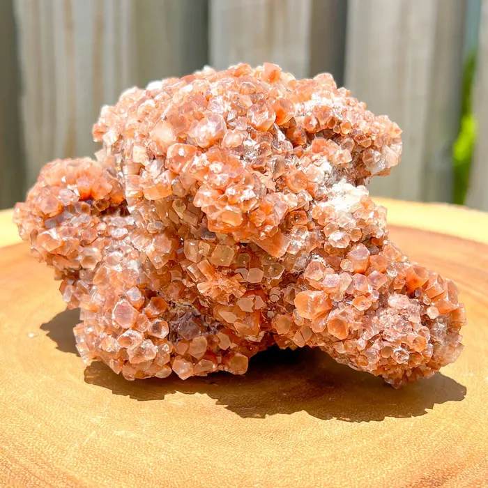 Magic Crystals Charm Necklaces Red ARAGONITE Star Cluster F