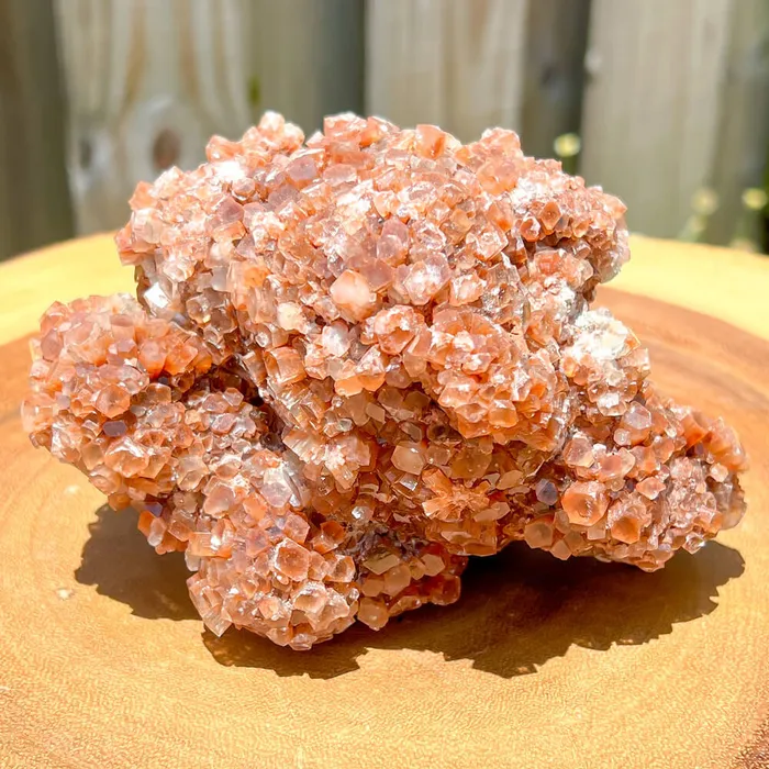 Magic Crystals Charm Necklaces Red ARAGONITE Star Cluster F