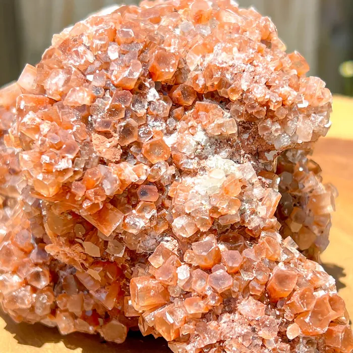 Magic Crystals Charm Necklaces Red ARAGONITE Star Cluster F