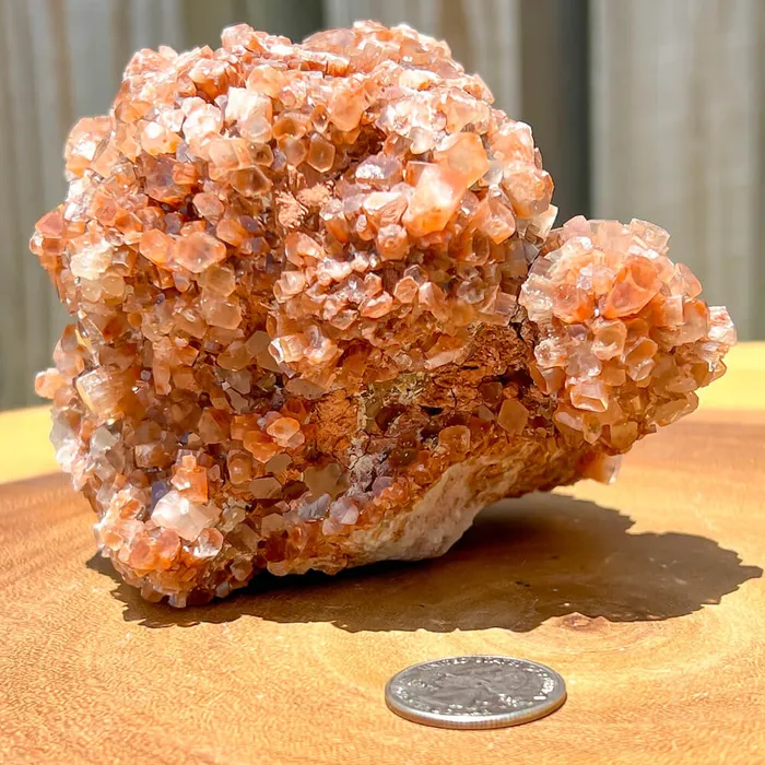 Magic Crystals Charm Necklaces Red ARAGONITE Star Cluster F