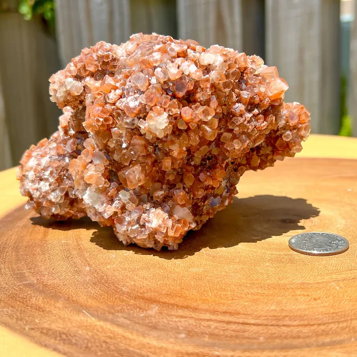 Magic Crystals Charm Necklaces Red ARAGONITE Star Cluster F